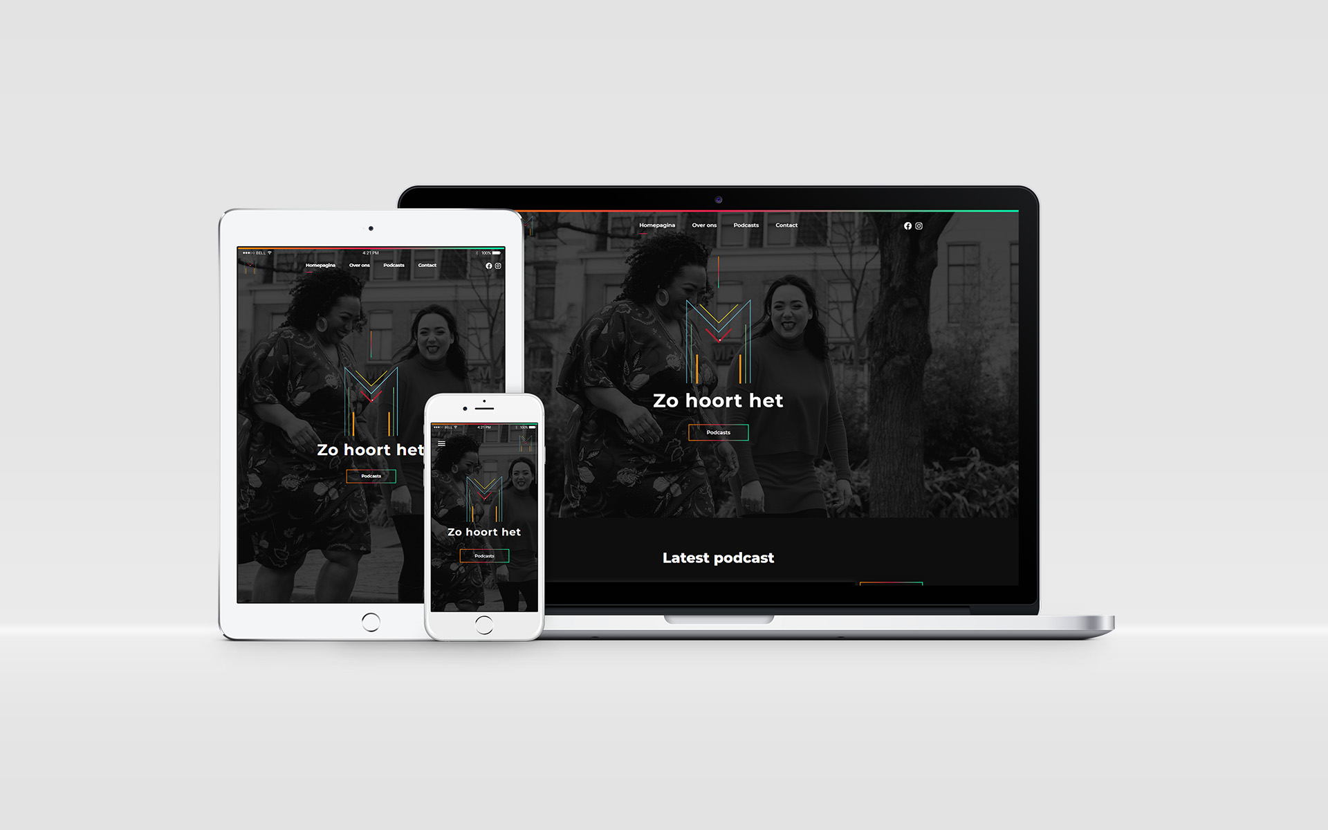 Website Mens in de Zorg - zorgpodcast